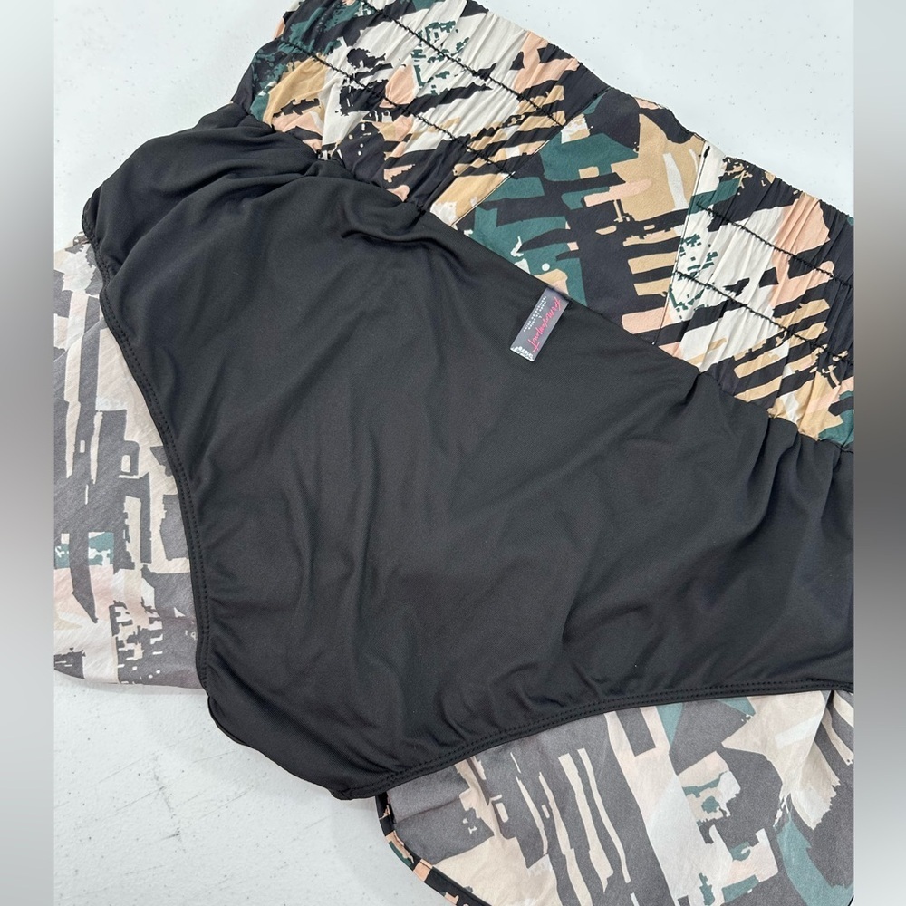 Free People Movement The Way Home Shorts Stroke of Luck Print High Rise Running - Picture 12 of 15